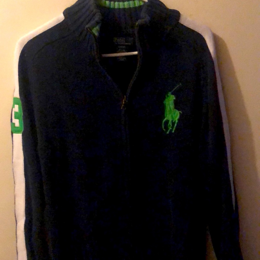 Blue Polo sweater